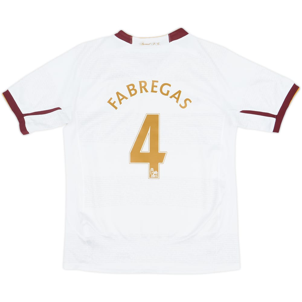2007-08 Arsenal Away Shirt Fabregas #4 - 8/10 - (M.Boys)