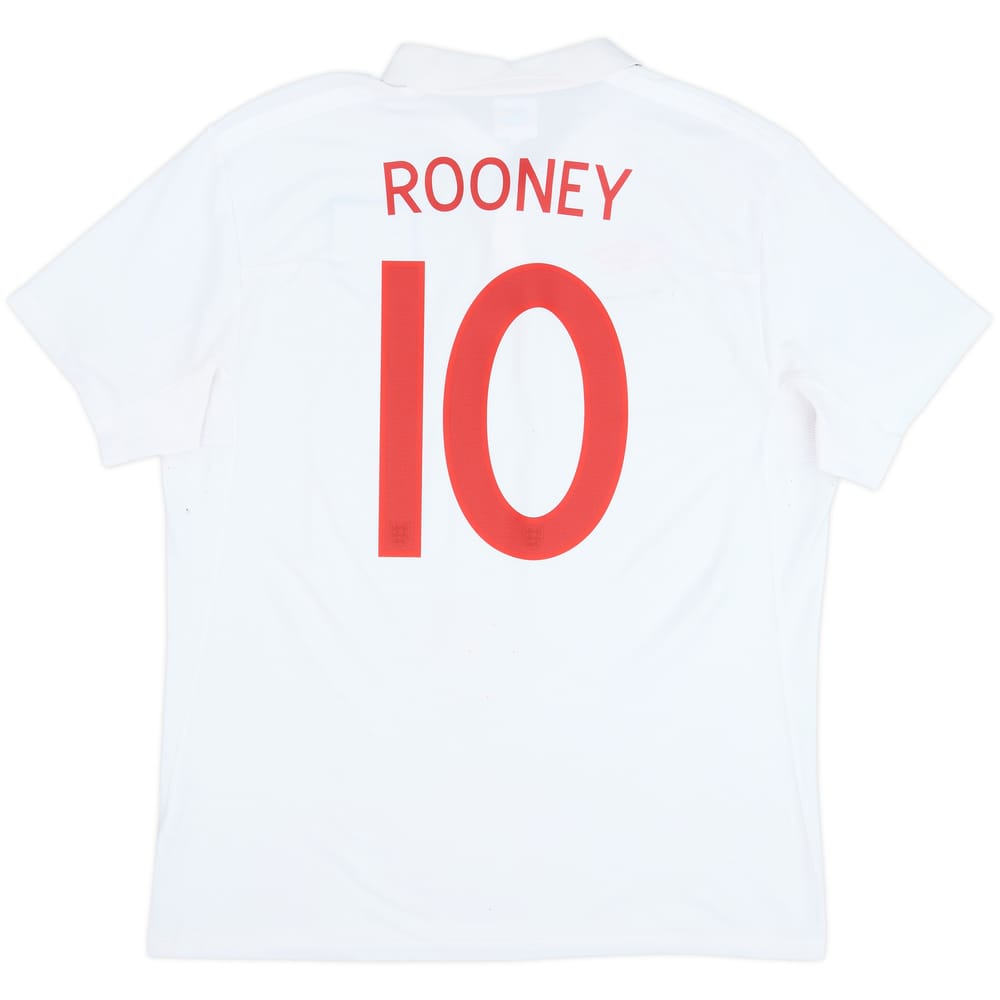 2009-10 England Home Shirt Rooney #10 - 6/10 - (L)