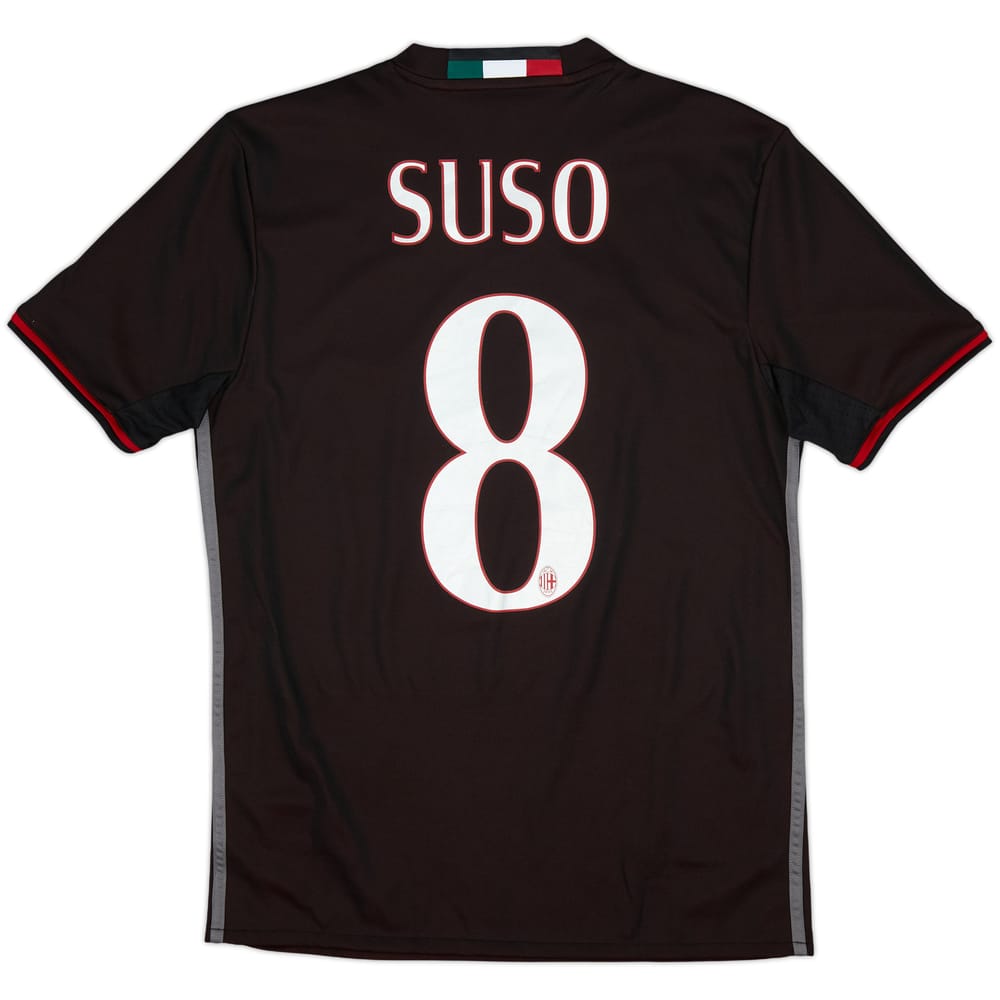 2016-17 AC Milan Home Shirt Suso #8 - 10/10 - (S)