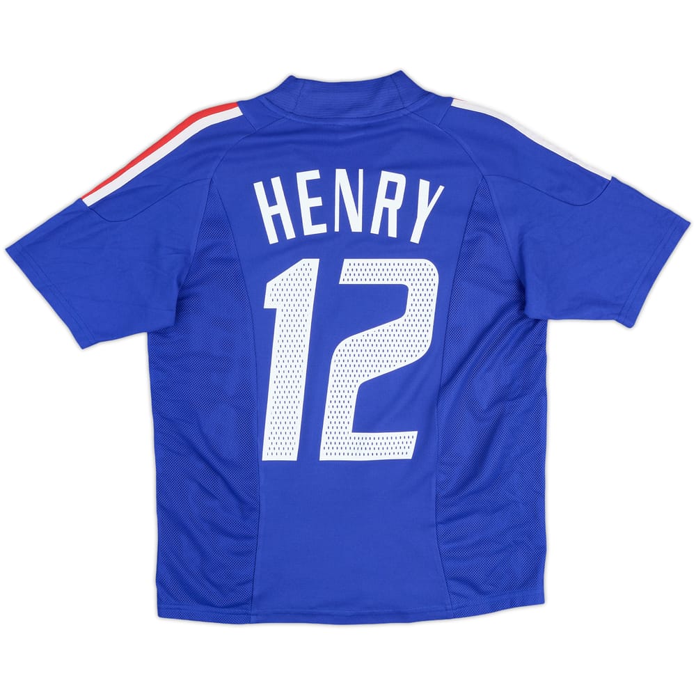 2002-04 France Home Shirt Henry #12 - 8/10 - (Y)