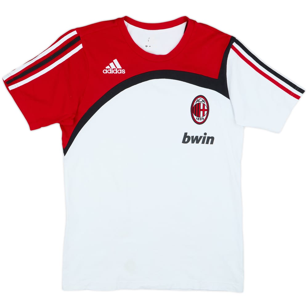 2007-08 AC Milan adidas Cotton Tee - 8/10 - (XL.Boys)