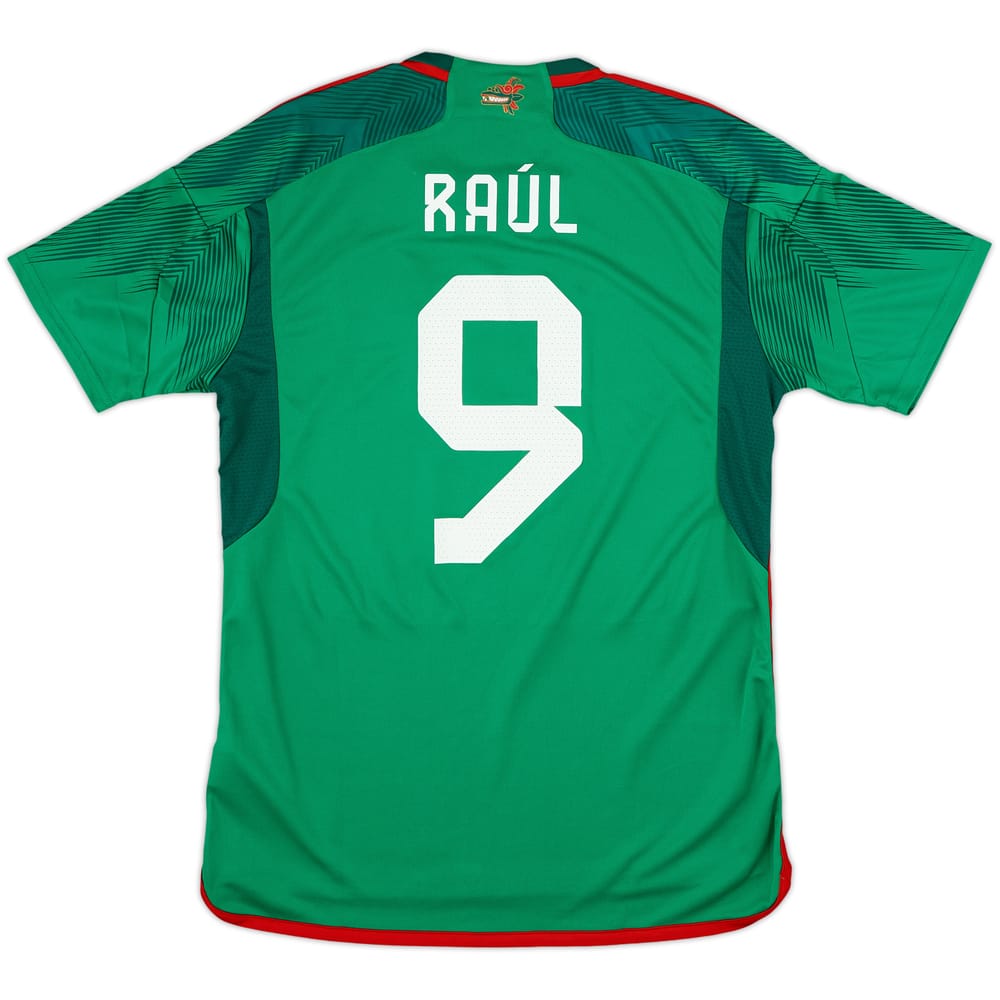 2022 Mexico Home Shirt Raul #9 - 8/10 - (L)