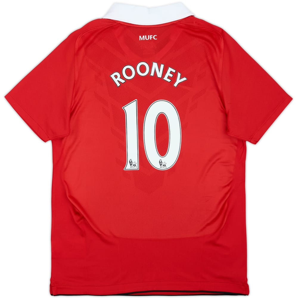 2010-11 Manchester United Home Shirt Rooney #10 (L.Boys)