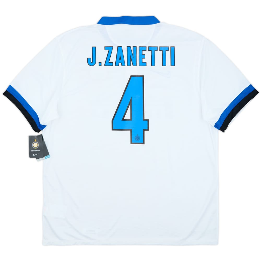 2013-14 Inter Milan Away Shirt J.Zanetti #4 (XXL)