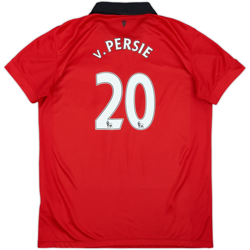 2013-14 Manchester United Home Shirt v.Persie #20 - 9/10 - (Women's L)