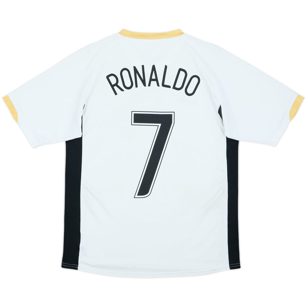 2006-08 Manchester United Away Shirt Ronaldo #7 - 7/10 - (L.Boys)