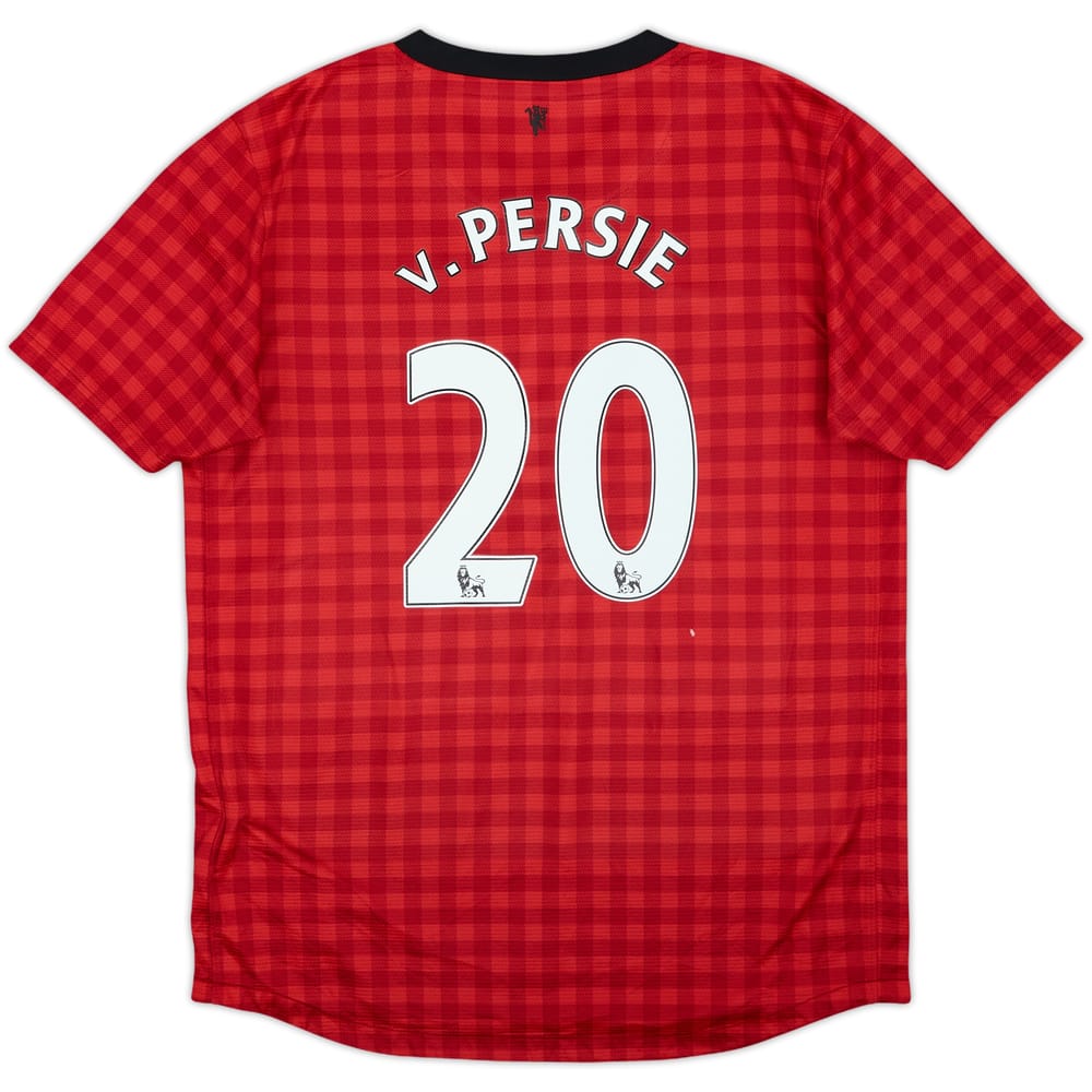 2012-13 Manchester United Home Shirt v.Persie #20 - 8/10 - (L.Boys)