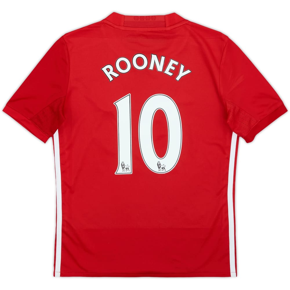2016-17 Manchester United Home Shirt Rooney #10 - 6/10 - (S.Boys)