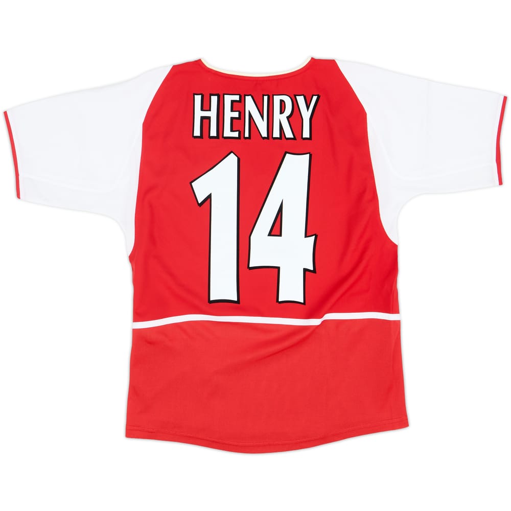 2002-04 Arsenal Home Shirt Henry #14 - 8/10 - (L.Boys)