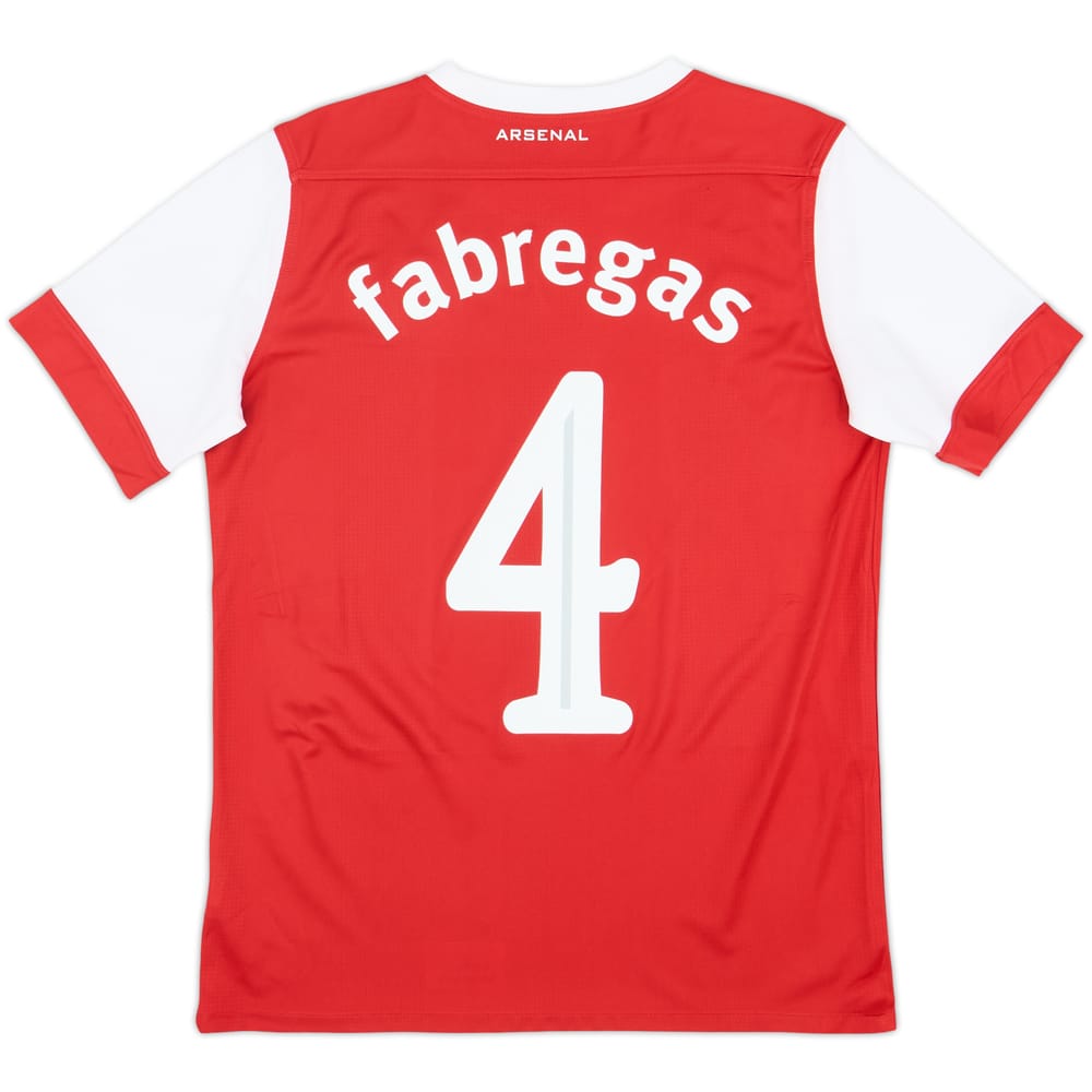 2010-11 Arsenal Home Shirt Fabregas #4 - 8/10 - (XL.Boys)