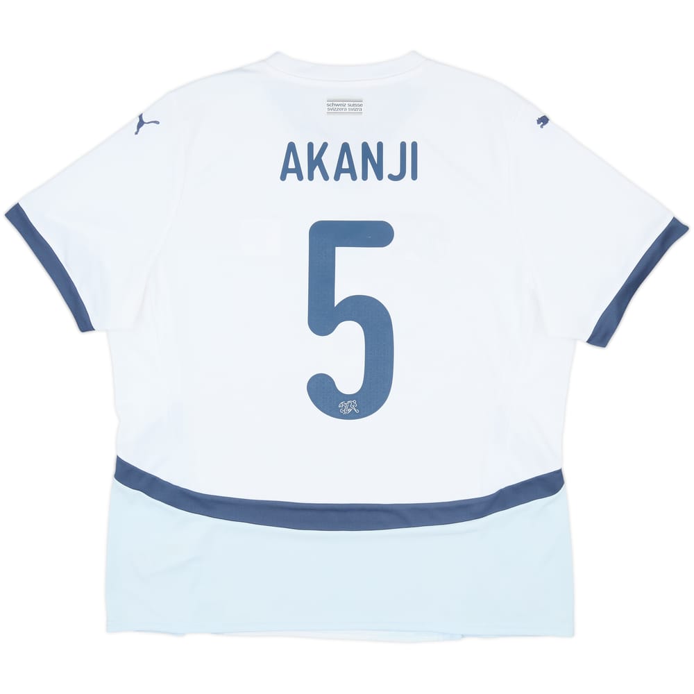 2024-25 Switzerland Away Shirt Akanji #5 - 8/10 - (XXL)