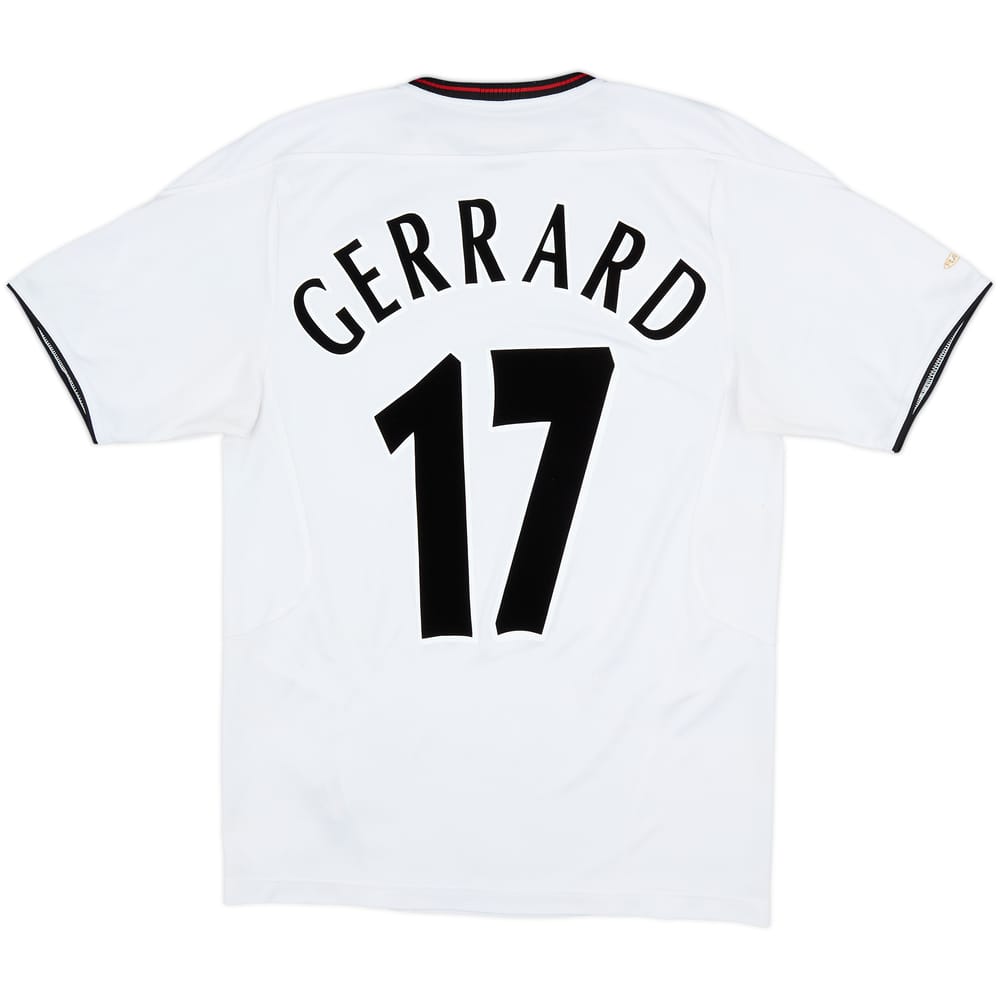 2003-04 Liverpool Away Shirt Gerrard #17 - 5/10 - (M)