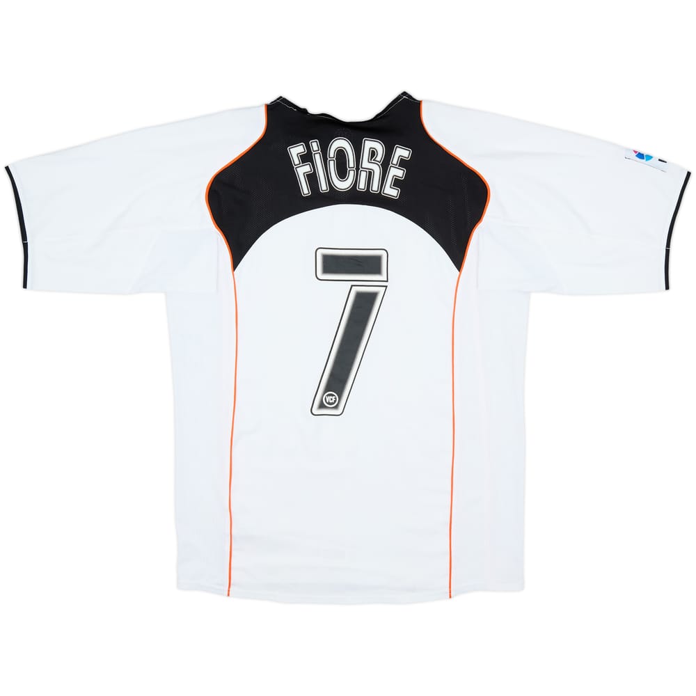 2004-05 Valencia Home Shirt Fiore #7 - 8/10 - (M)