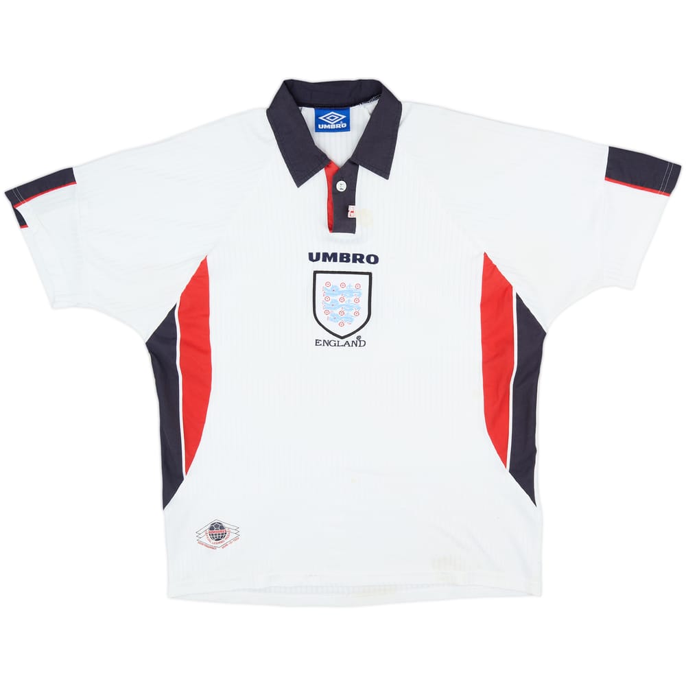 1997-99 England Home Shirt - 5/10 - (XL)
