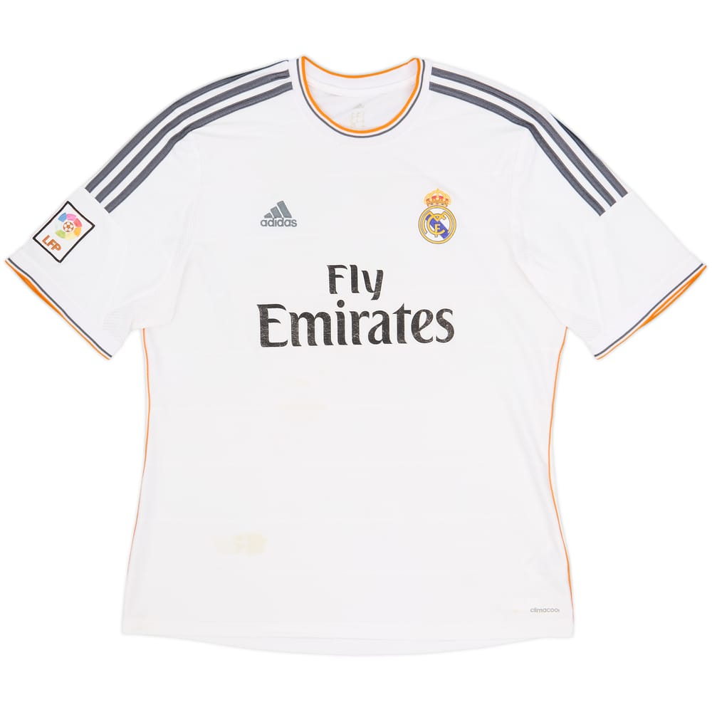 2013-14 Real Madrid Home Shirt - 4/10 - (XL)