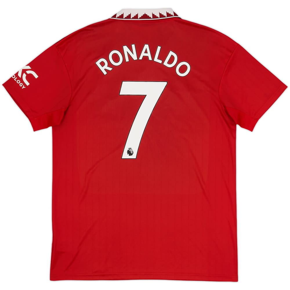 2022-23 Manchester United Home Shirt Ronaldo #7 - 6/10 - (L)