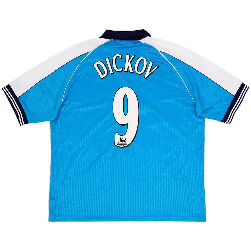 1999-01 Manchester City Home Shirt Dickov #9 - 5/10 - (XL)