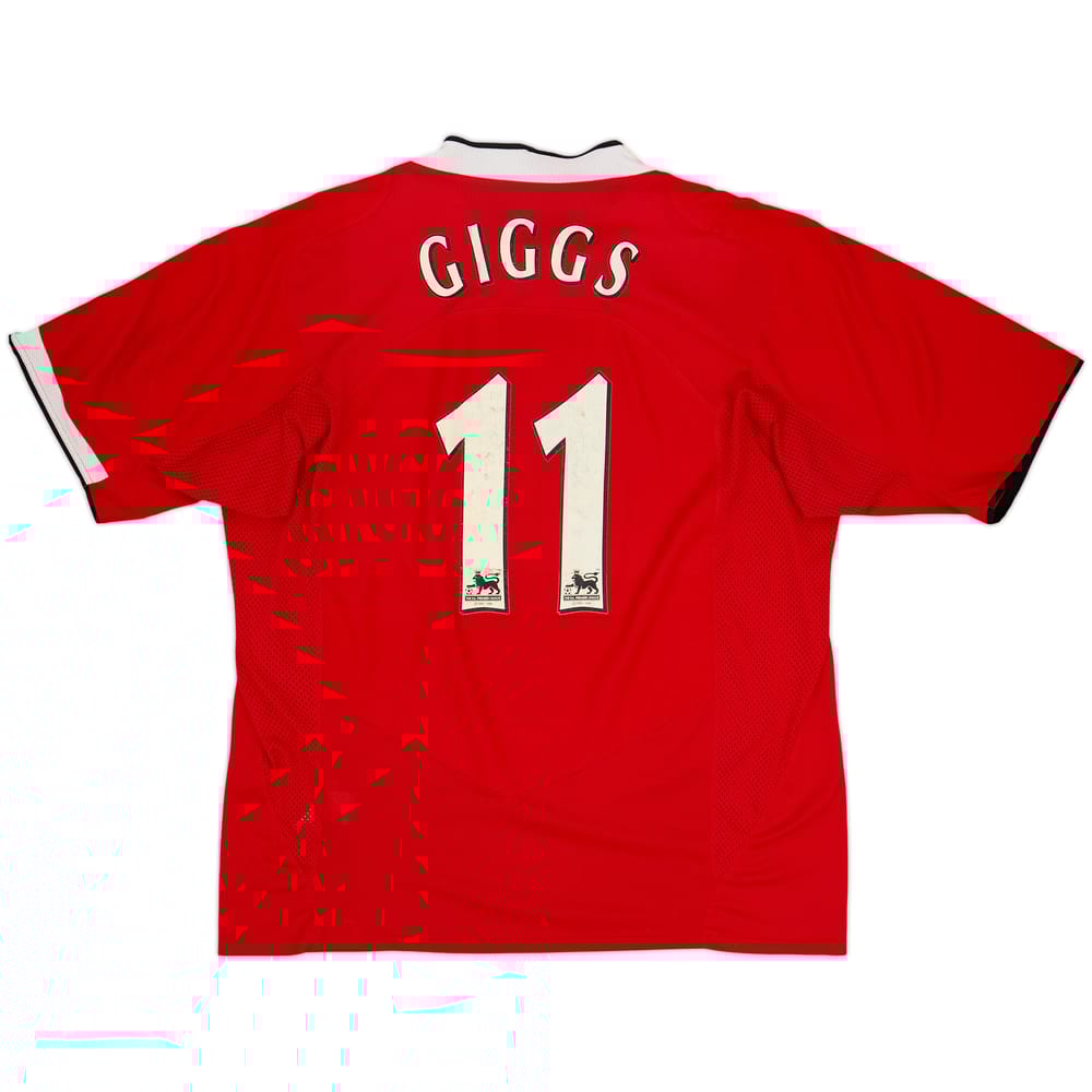 2004-06 Manchester United Home Shirt Giggs #11 - 6/10 - (XL)