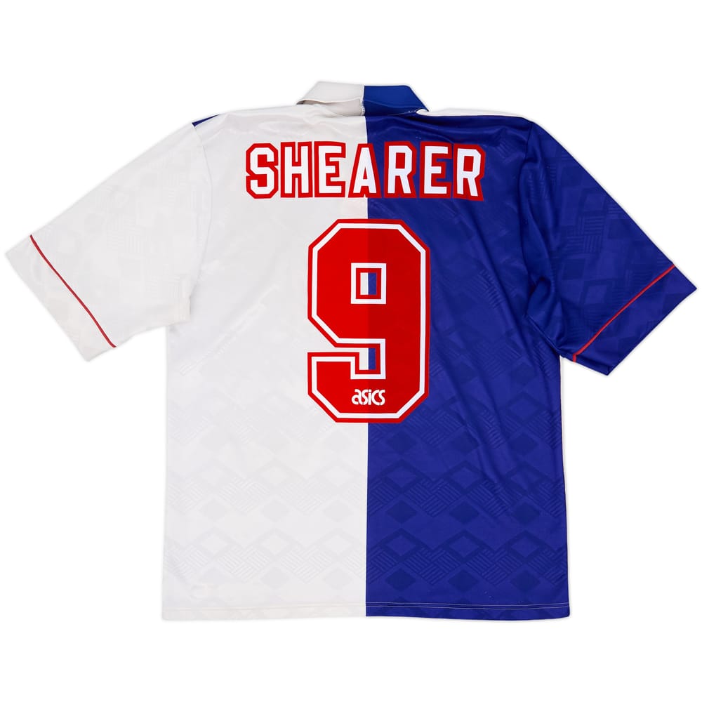1992-94 Blackburn Home Shirt Shearer #9 - 6/10 - (L)
