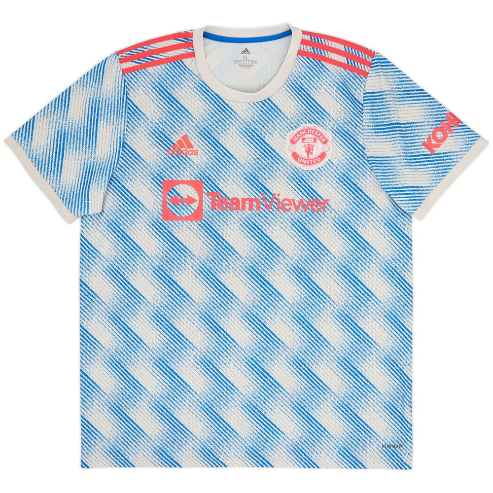 2021-22 Manchester United Away Shirt - 5/10 - (XL)