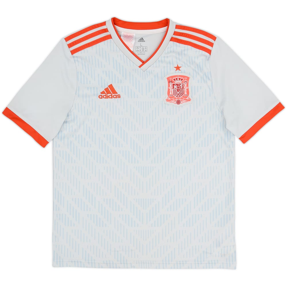 2018-19 Spain Away Shirt - 7/10 - (L.Boys)