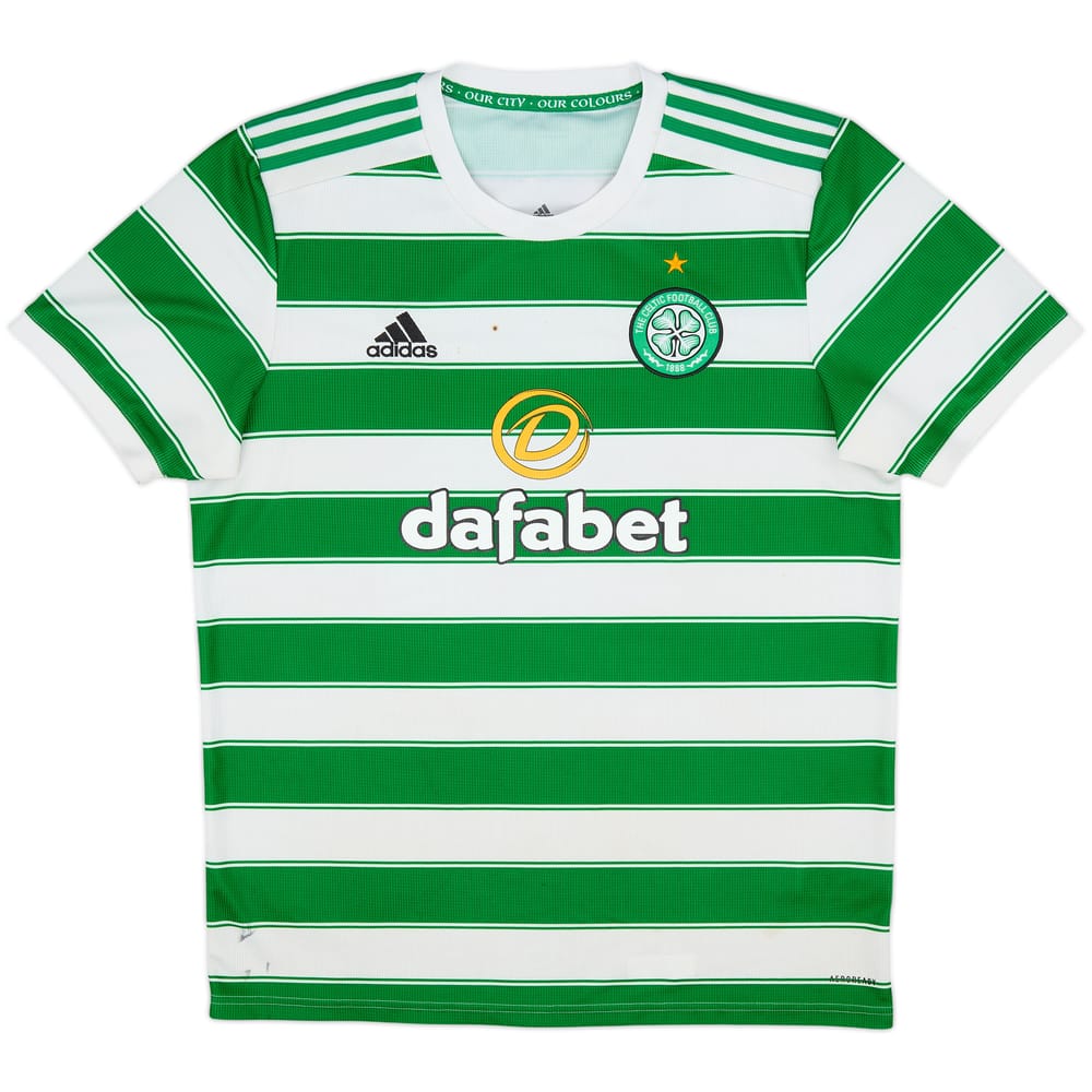 2021-22 Celtic Home Shirt - 4/10 - (L)