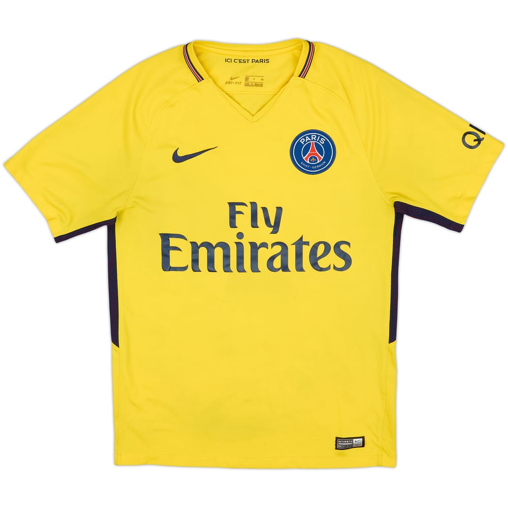 2017-18 Paris Saint-Germain Away Shirt - 4/10 - (S)