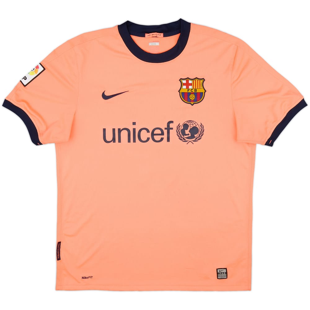 2009-10 Barcelona Away Shirt Xavi #6 - 4/10 - (M)