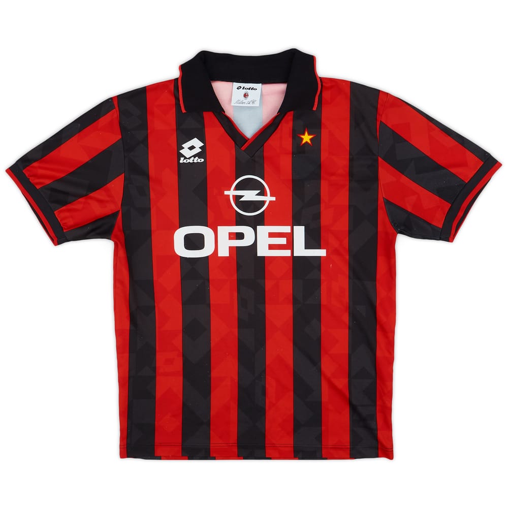 1994-95 AC Milan Home Shirt - 7/10 - (L)