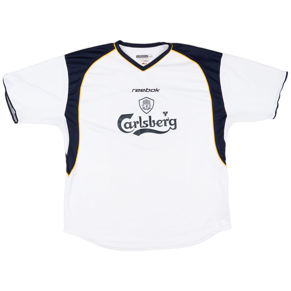 2001-03 Liverpool Away Shirt #6 - 7/10 - (XL)
