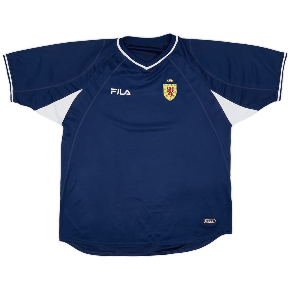 2000-02 Scotland Home Shirt - 8/10 - (XL)