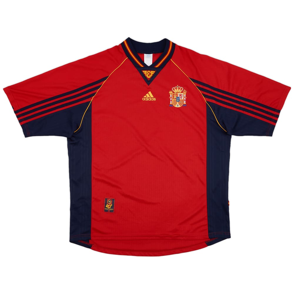1998-99 Spain Home Shirt Raul #10 - 6/10 - (XL)