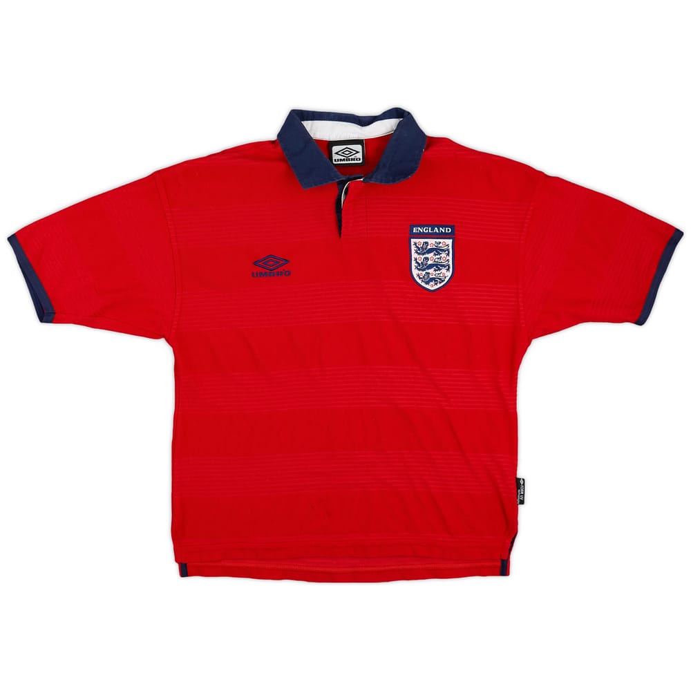 1999-01 England Away Shirt - 8/10 - (Y)