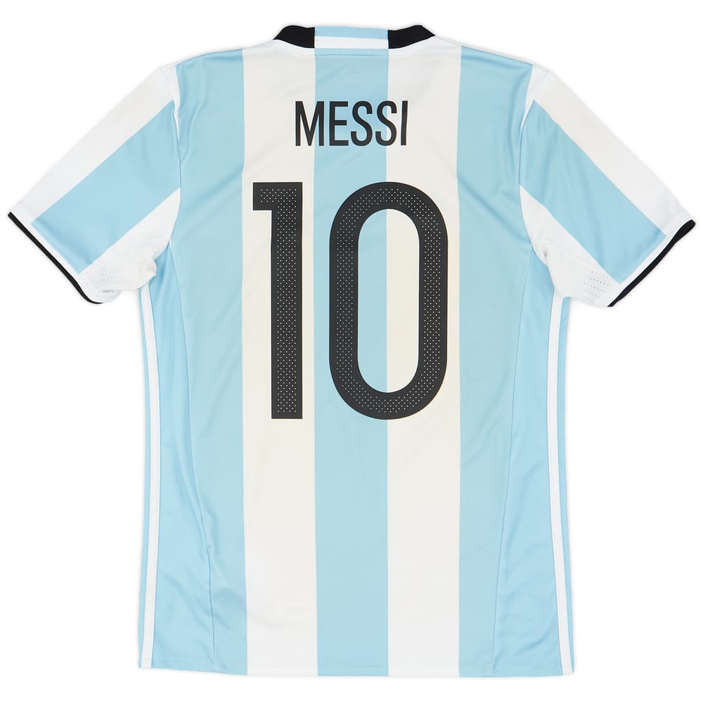 2016-17 Argentina Home Shirt Messi #10 - 5/10 - (S)
