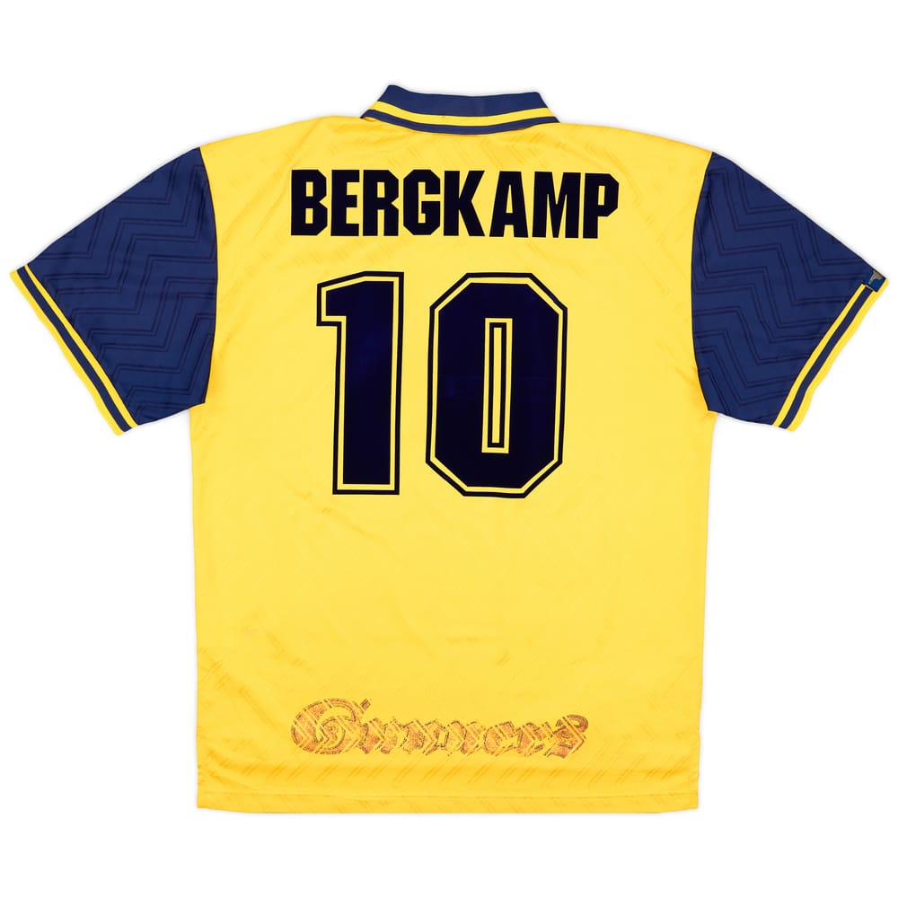 1996-97 Arsenal Away Shirt Bergkamp #10 - 6/10 - (XL)