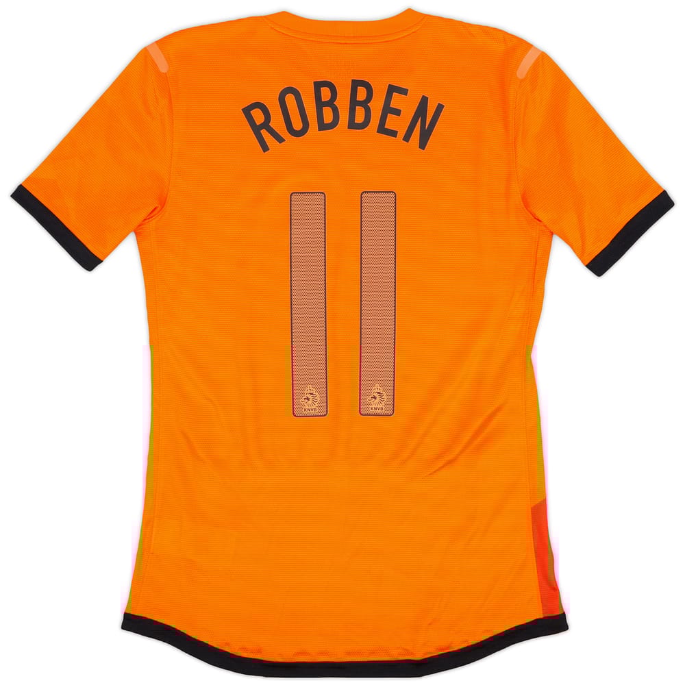 2012-13 Netherlands Authentic Home Shirt Robben #11 - 8/10 - (M)