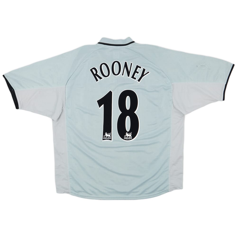 2001-02 Everton Away Shirt Rooney #18 - 7/10 - (XL)