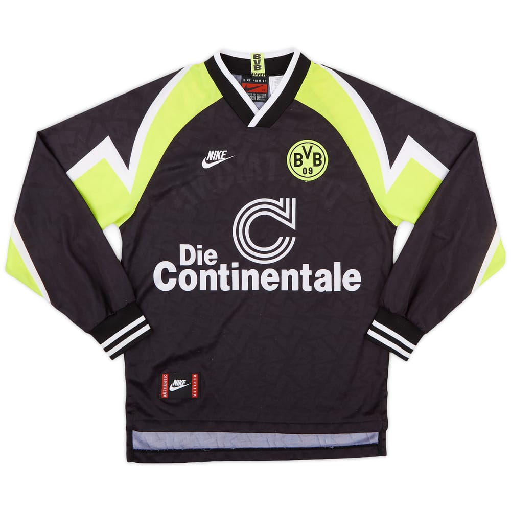 1995-96 Borussia Dortmund Away L/S Shirt - 9/10 - (XS)