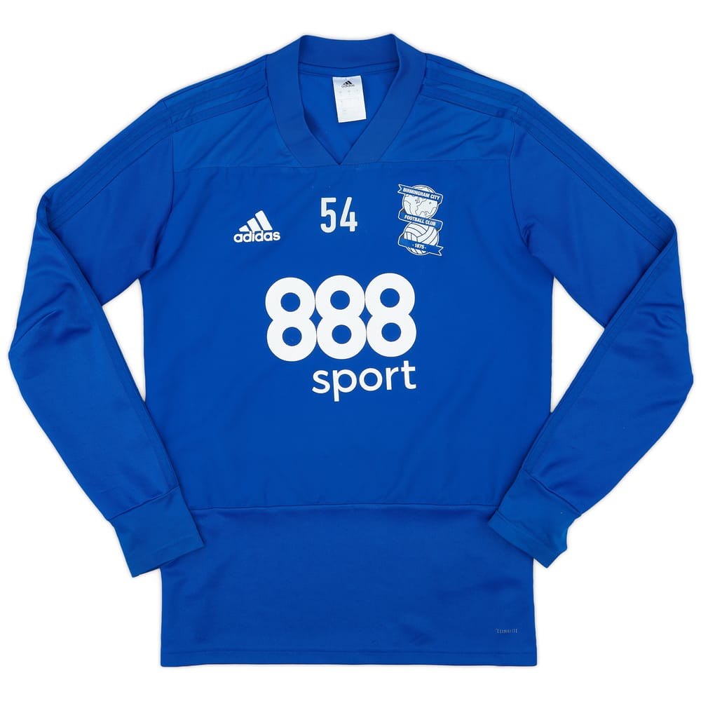 2017-18 Birmingham City Player Issue adidas Drill Top #54 - 8/10 - (S)