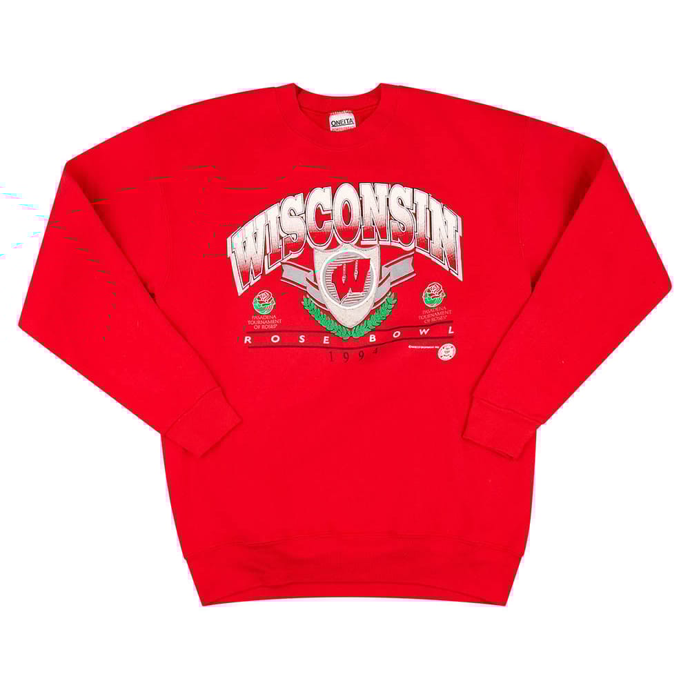 1994 Wisconsin Badgers Rose Bowl Sweat Top XL