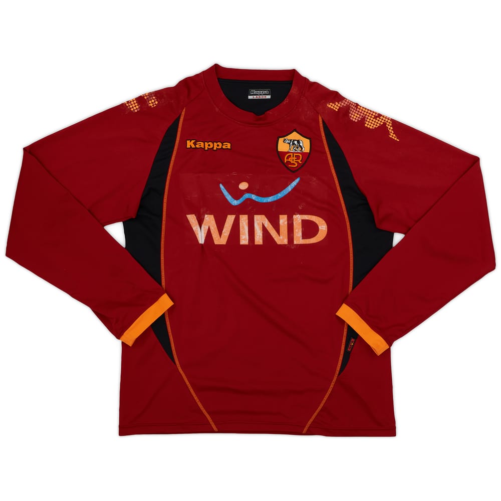 2008-09 Roma Kappa Training L/S Shirt - 4/10 - (L)