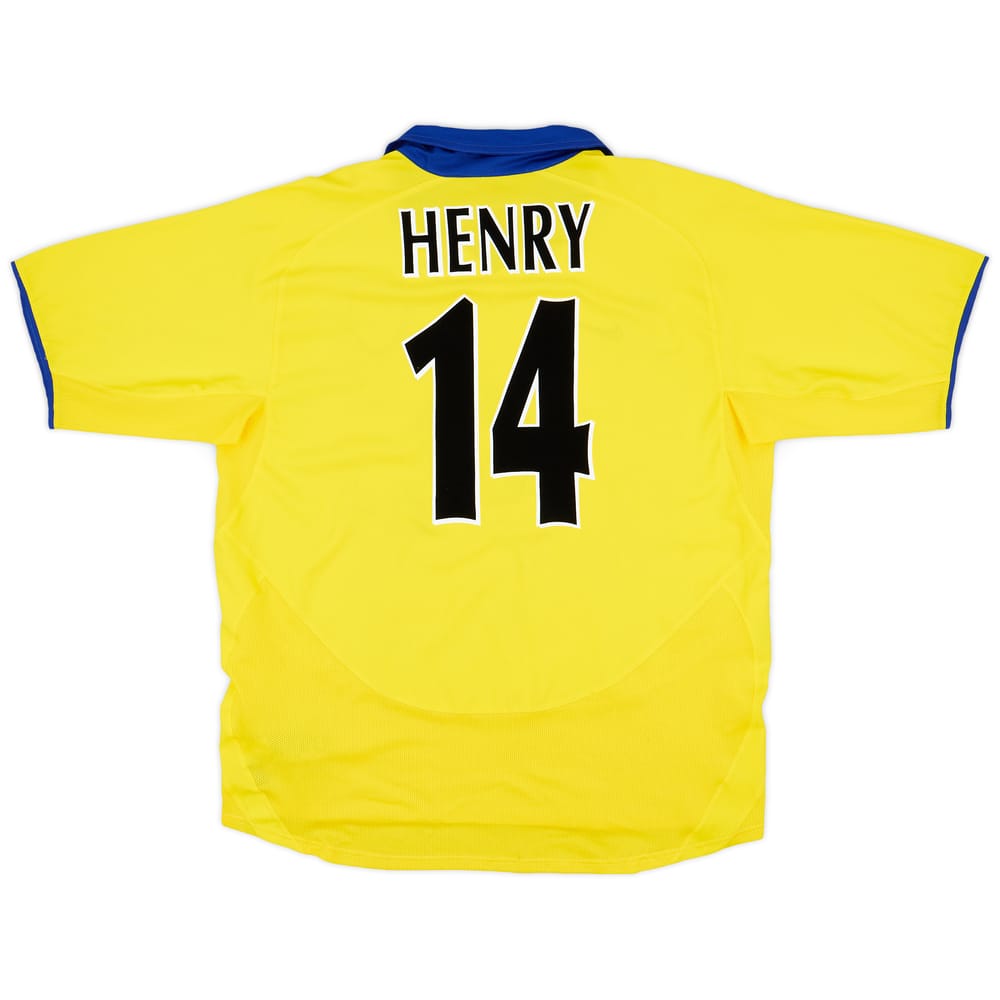 2003-05 Arsenal Away Shirt Henry #14 - 7/10 - (XL)