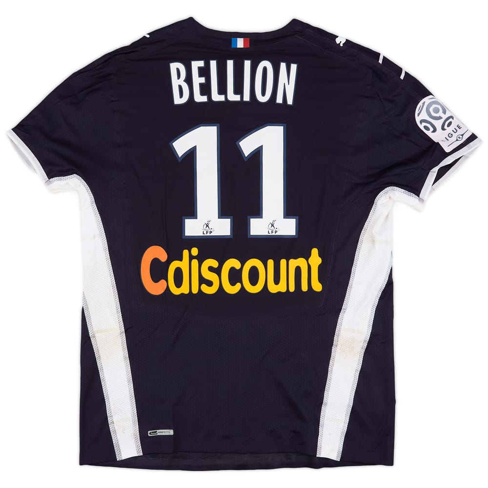 2008-09 Bordeaux Match Issue Home Shirt Bellion #11