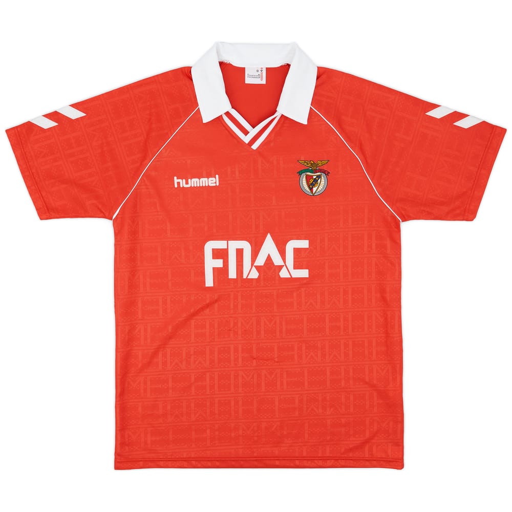 1990-91 Benfica Home Shirt - 8/10 - (L)