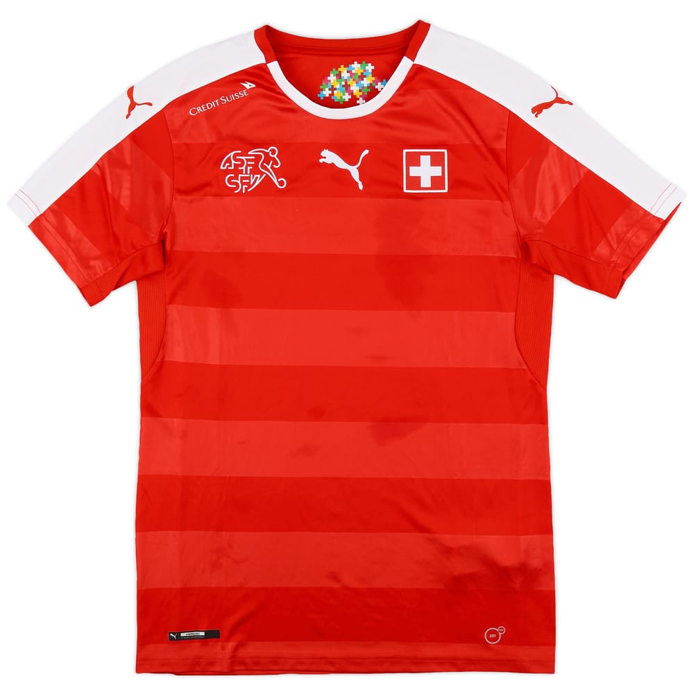2016-17 Switzerland Home Shirt - 7/10 - (S)