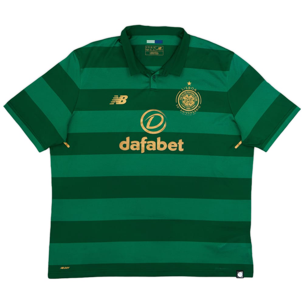 2017-18 Celtic 'Lisbon Lions 50th Anniversary' Away Shirt - 8/10 - (XXL)