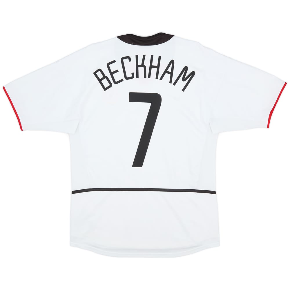 2002-03 Manchester United Away Shirt Beckham #7 - 8/10 - (S)
