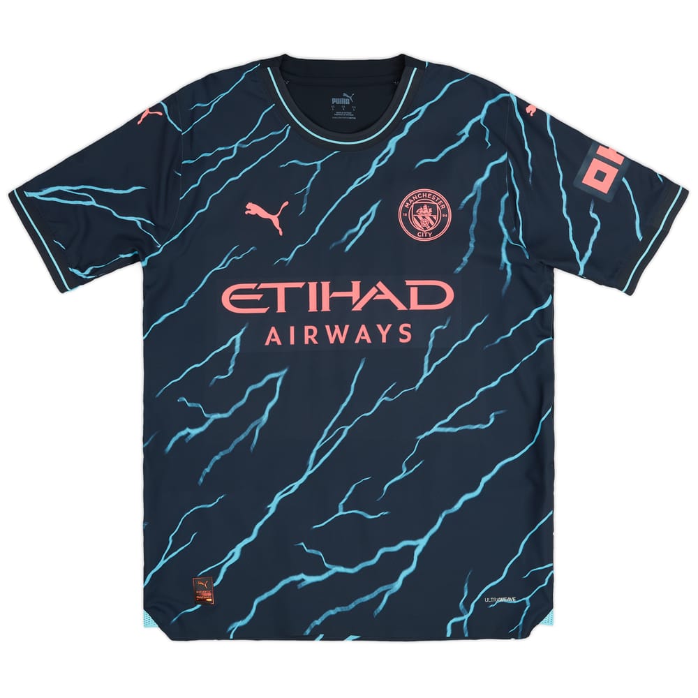 2023-24 Manchester City Authentic Third Shirt - As New - (L)