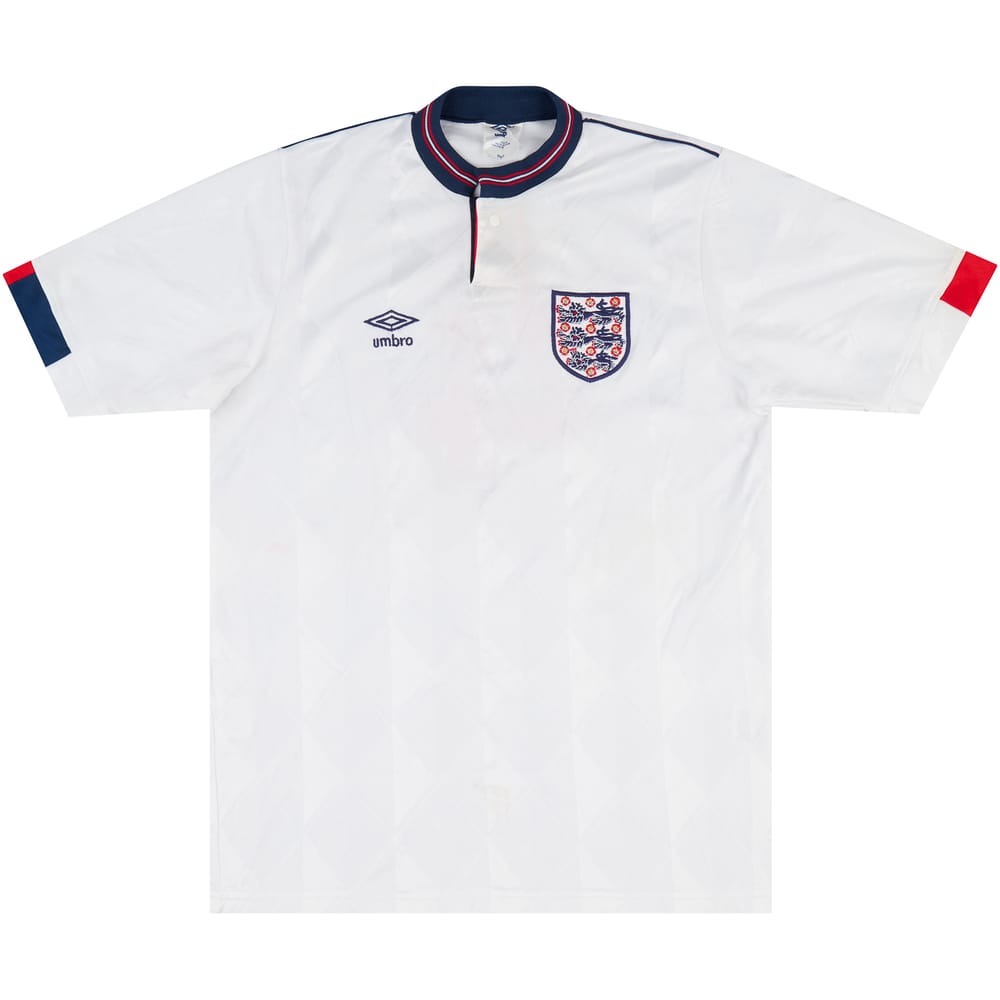 1988-90 England Match Issue Home Shirt #4 (McMahon)