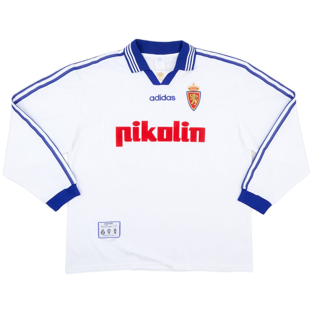 1997-99 Real Zaragoza Home Shirt - 9/10 - (XL)